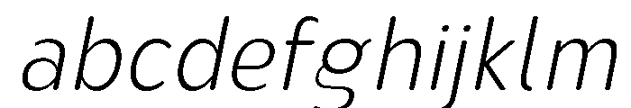 Nsai Pro Rounded Nr XLt It FONT