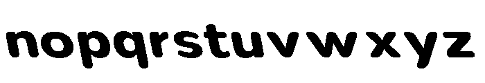 Nsai Pro Rounded Wd Bd Sla Font LOWERCASE