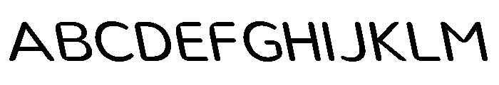 Nsai Pro Rounded Wd Bk Sla Font UPPERCASE