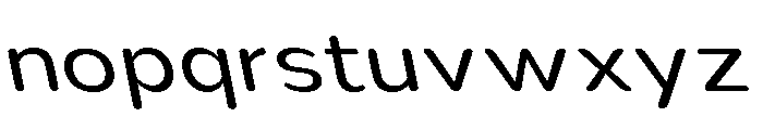 Nsai Pro Rounded Wd Bk Sla Font LOWERCASE