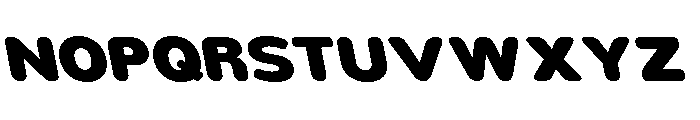 Nsai Pro Rounded Wd Blk Sla Font UPPERCASE