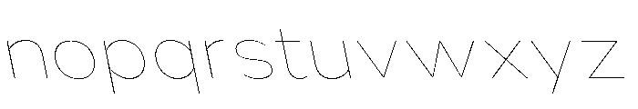 Nsai Pro Rounded Wd Hr Sla Font LOWERCASE