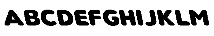 Nsai Pro Rounded Wd Hv Sla Font UPPERCASE