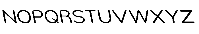 Nsai Pro Rounded Wd Lt Sla Font UPPERCASE