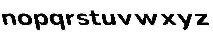 Nsai Pro Rounded Wd SmBd Sla Font LOWERCASE