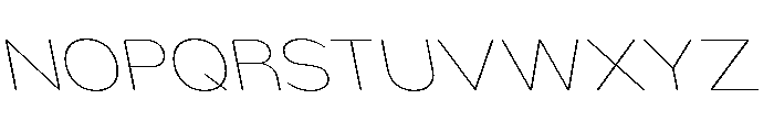 Nsai Pro Rounded Wd Th Sla Font UPPERCASE