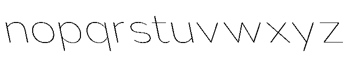 Nsai Pro Rounded Wd Th Sla Font LOWERCASE