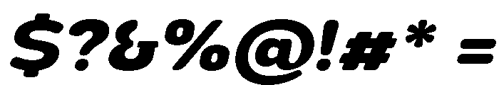 Nsai Pro Rounded Wide ExtBd Ita Font OTHER CHARS