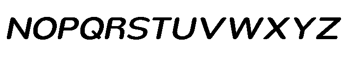 Nsai Pro Rounded Wide Med Ita Font UPPERCASE