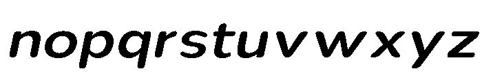 Nsai Pro Rounded Wide Med Ita Font LOWERCASE