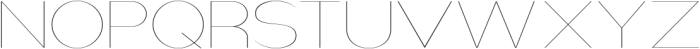 Nsai Hairline Expanded otf (100) Font UPPERCASE