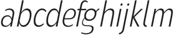 Nsai Pro Condensed ExtraLight Italic otf (200) FONT