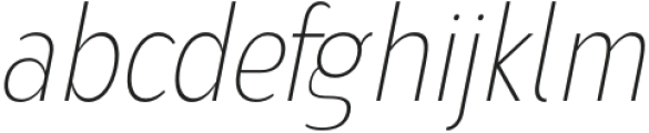 Nsai Pro Condensed UltraLight Italic otf (300) FONT