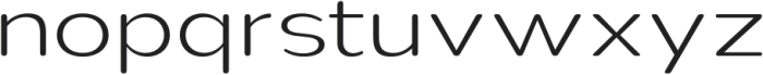 Nsai Pro Rounded Expanded ExtraLight otf (200) Font LOWERCASE