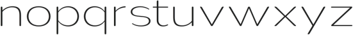 Nsai Pro Rounded Expanded UltraLight otf (300) Font LOWERCASE