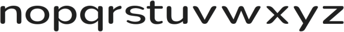 Nsai Pro Rounded Expanded otf (400) Font LOWERCASE