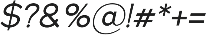 NsaiItalic otf (400) Font OTHER CHARS