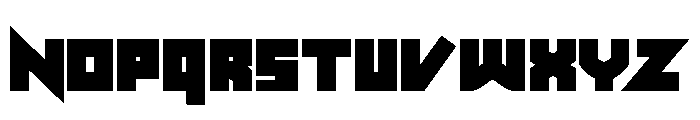 nsteel Font LOWERCASE