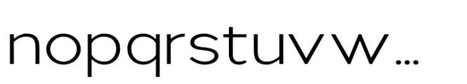 Nsai Light Expanded Font LOWERCASE