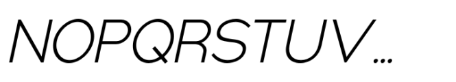 Nsai Light Italic Font UPPERCASE