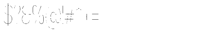 Nsai Pro Compressed Hairline Font OTHER CHARS
