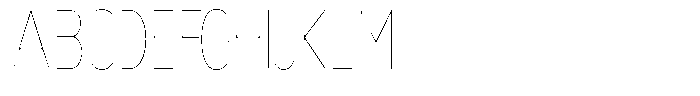 Nsai Pro Compressed Hairline Font UPPERCASE