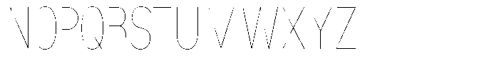 Nsai Pro Compressed Hairline Font UPPERCASE