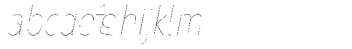 Nsai Pro Condensed Hairline Italic FONT