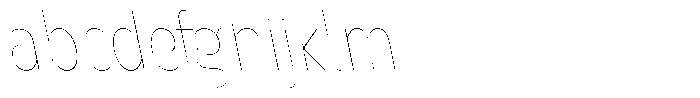 Nsai Pro Condensed Hairline Slanted FONT