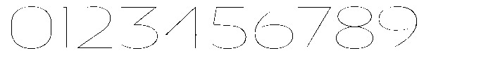 Nsai Pro Expanded Hairline Font OTHER CHARS