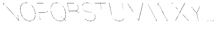 Nsai Pro Narrow Hairline Slanted Font UPPERCASE