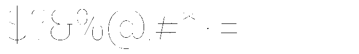 Nsai Pro Narrow Hairline Font OTHER CHARS