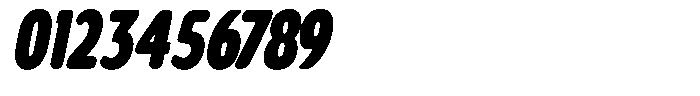 Nsai Pro Rounded Comp Extra Black Italic Font OTHER CHARS