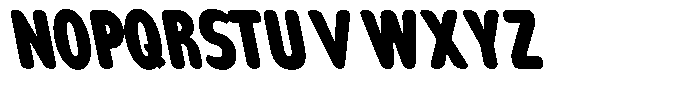Nsai Pro Rounded Comp Extra Black Slanted Font UPPERCASE