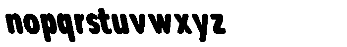 Nsai Pro Rounded Comp Extra Black Slanted Font LOWERCASE