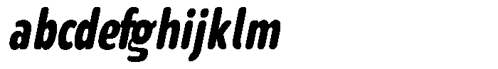 Nsai Pro Rounded Comp Extra Bold Italic FONT