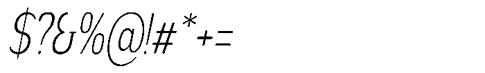 Nsai Pro Rounded Comp Extra Light Italic Font OTHER CHARS