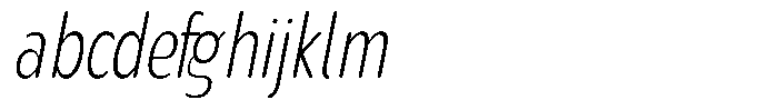 Nsai Pro Rounded Comp Extra Light Italic FONT