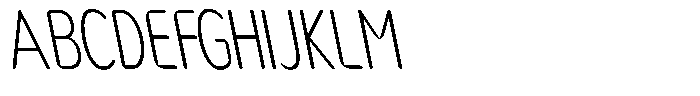 Nsai Pro Rounded Comp Extra Light Slanted Font UPPERCASE