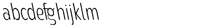 Nsai Pro Rounded Comp Extra Light Slanted FONT