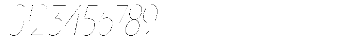Nsai Pro Rounded Comp Hairline Italic Font OTHER CHARS