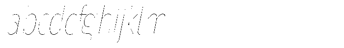 Nsai Pro Rounded Comp Hairline Italic FONT
