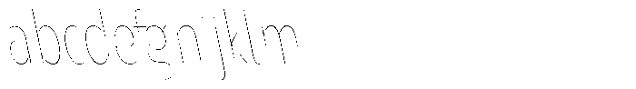 Nsai Pro Rounded Comp Hairline Slanted FONT