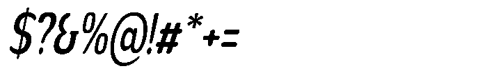 Nsai Pro Rounded Comp Medium Italic Font OTHER CHARS