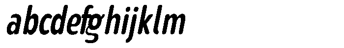 Nsai Pro Rounded Comp Semi Bold Italic FONT