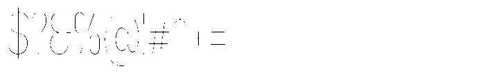 Nsai Pro Rounded Compressed Hairline Font OTHER CHARS