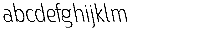Nsai Pro Rounded Condensed Extra Light Slanted FONT