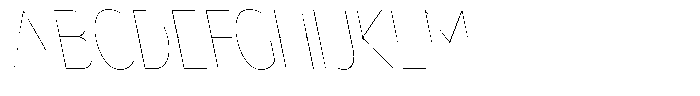 Nsai Pro Rounded Condensed Hairline Slanted Font UPPERCASE