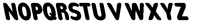 Nsai Pro Rounded Condensed Heavy Slanted Font UPPERCASE