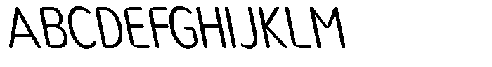 Nsai Pro Rounded Condensed Light Slanted Font UPPERCASE